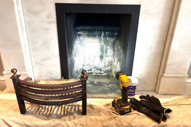 Chimney lining flue inspection before liner installation in Kent, Kent